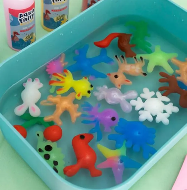 لعبة الوان ماجيك ووتر جل، 8 الوان جل مائية، قوالب كأئنات بحرية متعددة، ألوان متعددة، 81-54