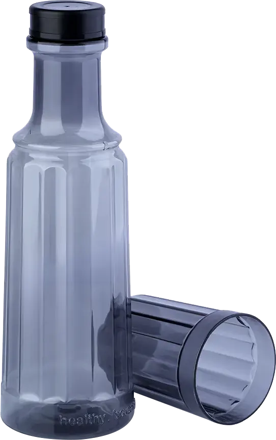 زجاجة مياه رياضية ماكس بلاست كريستال 850 ملي، مع كوب 250 ملي، ألوان متعددة، موديل 2913