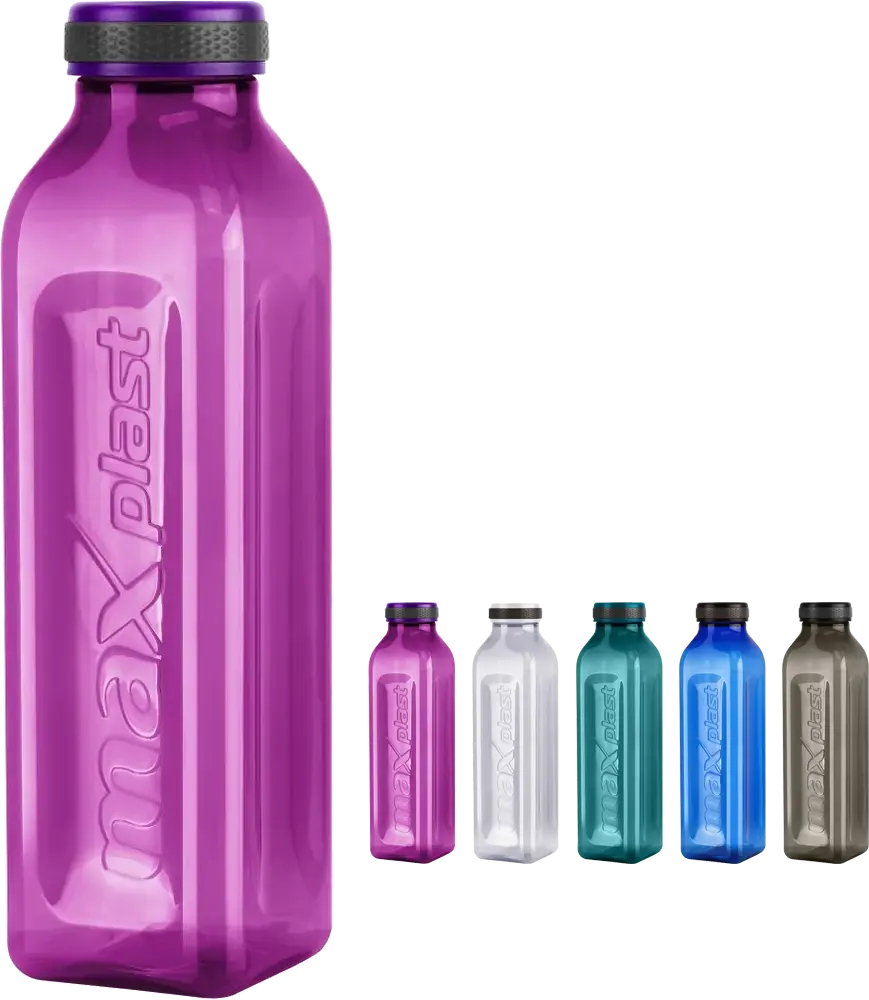 زجاجة مياه رياضية ماكس بلاست كاربون 650 ملي، ألوان متعددة، موديل 082