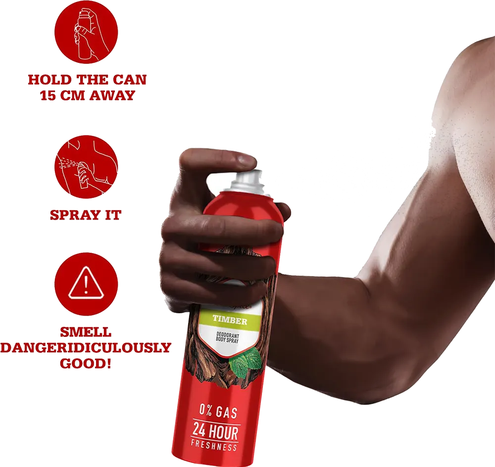 مزيل عرق سبراي تيمبر للرجال من اولد سبايس، 140 مل