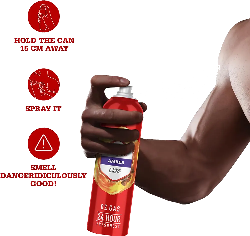 مزيل عرق سبراي امبر للرجال من اولد سبايس، 140 مل