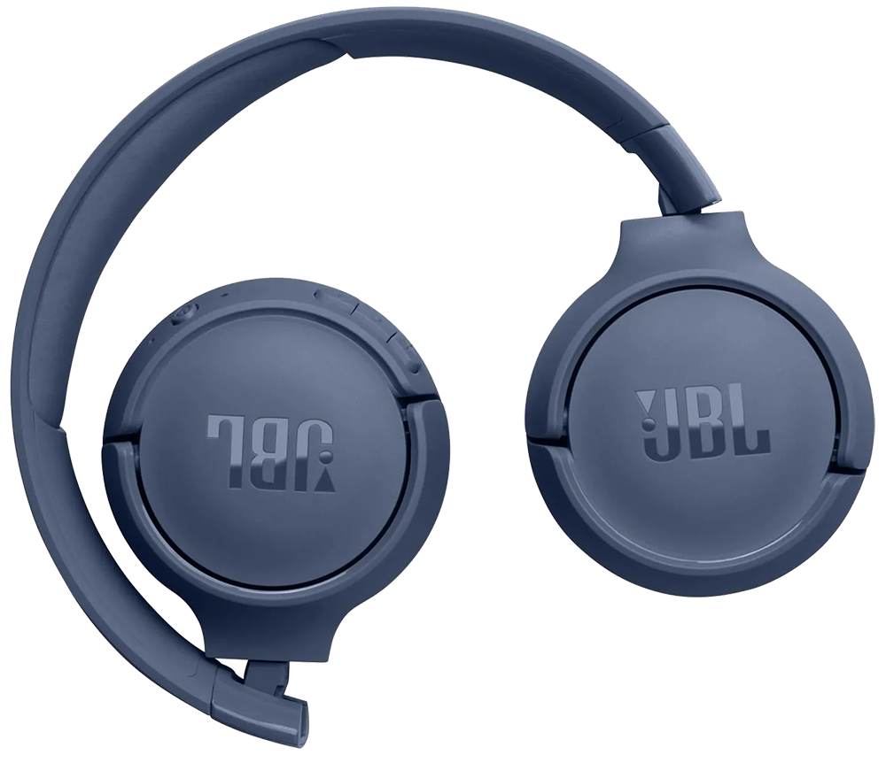 سماعة رأس لاسلكية جي بي ال تون ، بلوتوث V5.3 ، بطارية تعمل لمدة 57 ساعة ، قابلة للطي ، أزرق ، 520BT