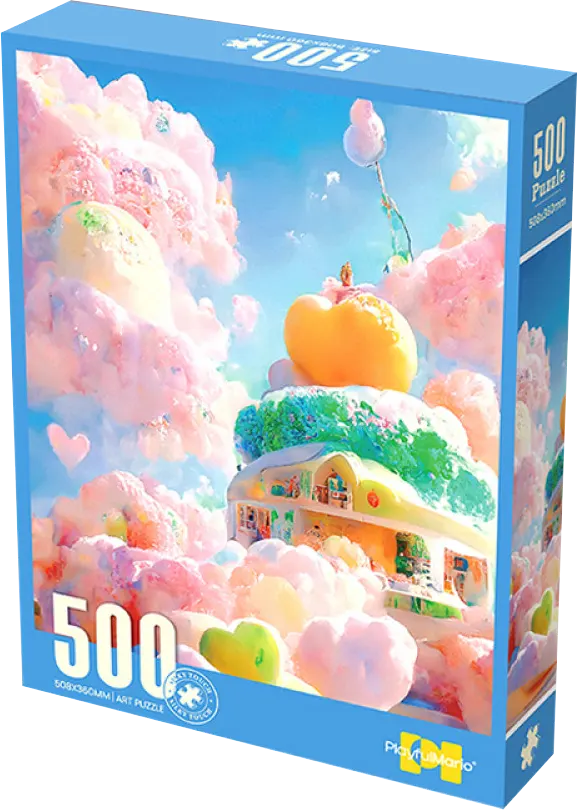 لعبة بازل تركيب صورة قطن، 500 قطعة، ألوان متعددة