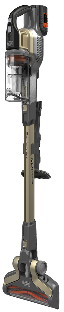 مكنسة كهربائية لاسلكية بلاك اند ديكر 4*1، سعة علبة غبار شفافة 750 ملي ، بقدرة 36 فولت ، شحن سريع ، برونز ، BHFEV36B2DW ، (بضمان انسيا) (ضمان الوكيل)