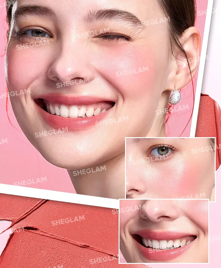 مجموعة كريم الخدود والشفاه من شيجلام، ستروبيري