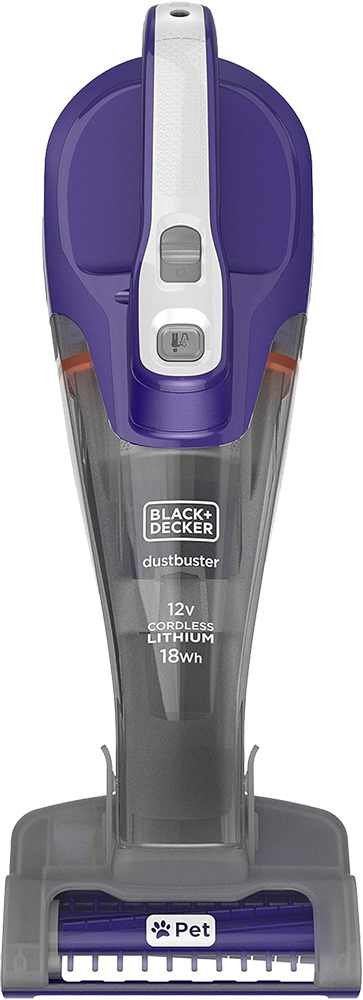 مكنسة كهربائية محمولة بلاك اند ديكر ، سعة 400 مل ، 12 فولت تعمل بالشحن ، لتنظيف الحيوانات الأليفة ، بنفسجي ، DVB315JP ، (بضمان انسيا) (ضمان الوكيل)