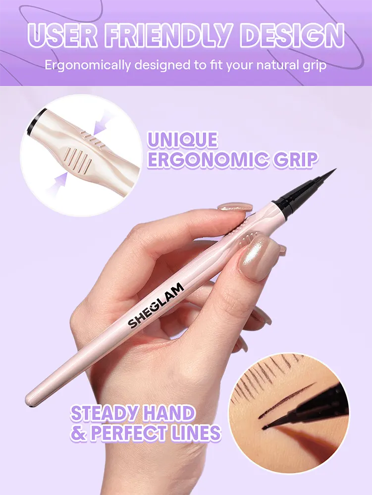 ايلاينر شيجلام سائل جلايد كونترول، اسود مات