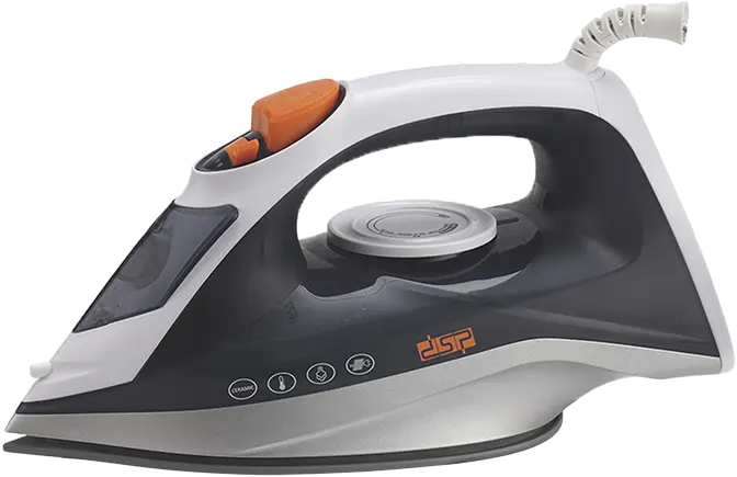 مكواة ملابس بخار دي اس بي، 2200 وات، خزان 275 مللي، قاعدة سيراميك، أسود، KD1097