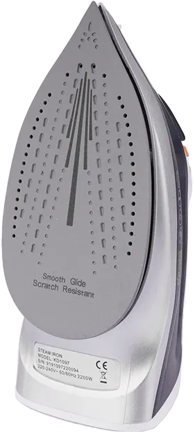 مكواة ملابس بخار دي اس بي، 2200 وات، خزان 275 مللي، قاعدة سيراميك، أسود، KD1097