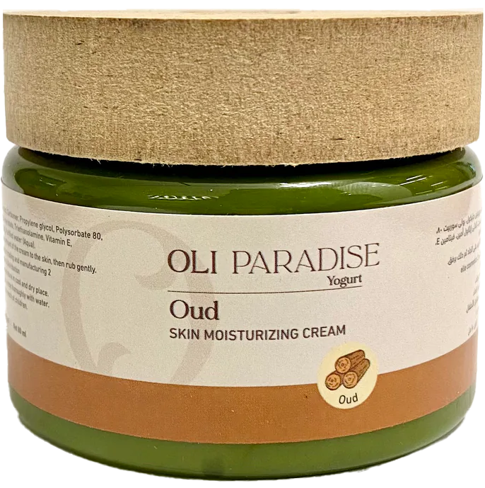 كريم الزبادي اولي باراديس كريم مرطب للبشرة بالعود، 80 مل.