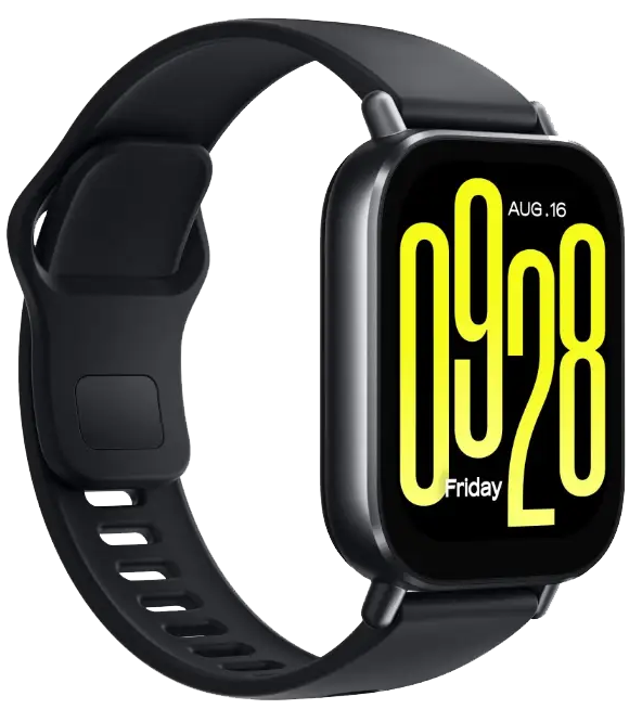 ساعة سمارت ريدمي 5 أكتيف ، شاشة LCD مقاس 2 انش ، مقاومة للماء ، تدعم المكالمات ، سوداء داكنة ، M2351W1