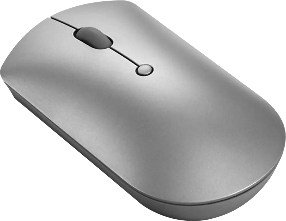 ماوس لاسلكي لينوفو 600، بلوتوث، أزرارصامتة، رمادي