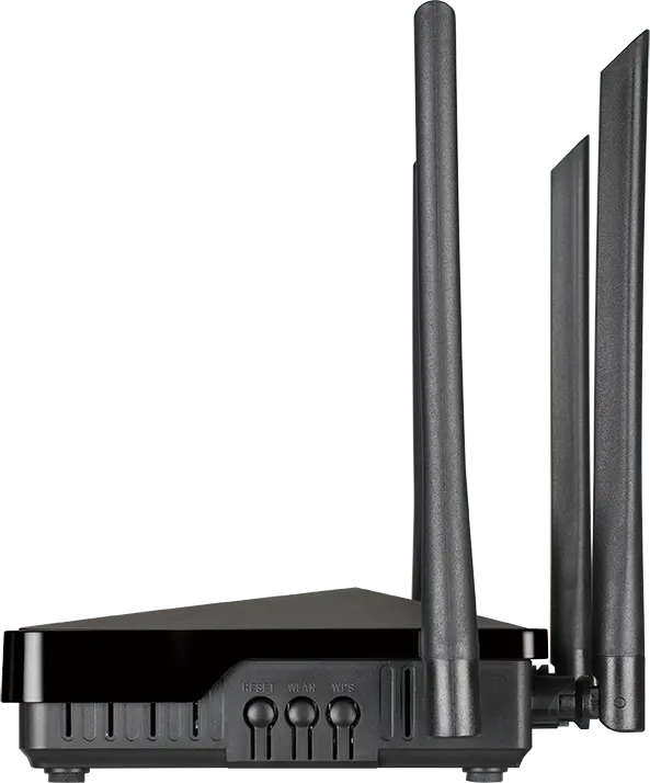 راوتر و مودم لاسلكي AC1200 من دي لينك ، ثنائي النطاق ، 4 أنتنة ، VDSL2-ADSL2 ، أسود ، DSL-245GE