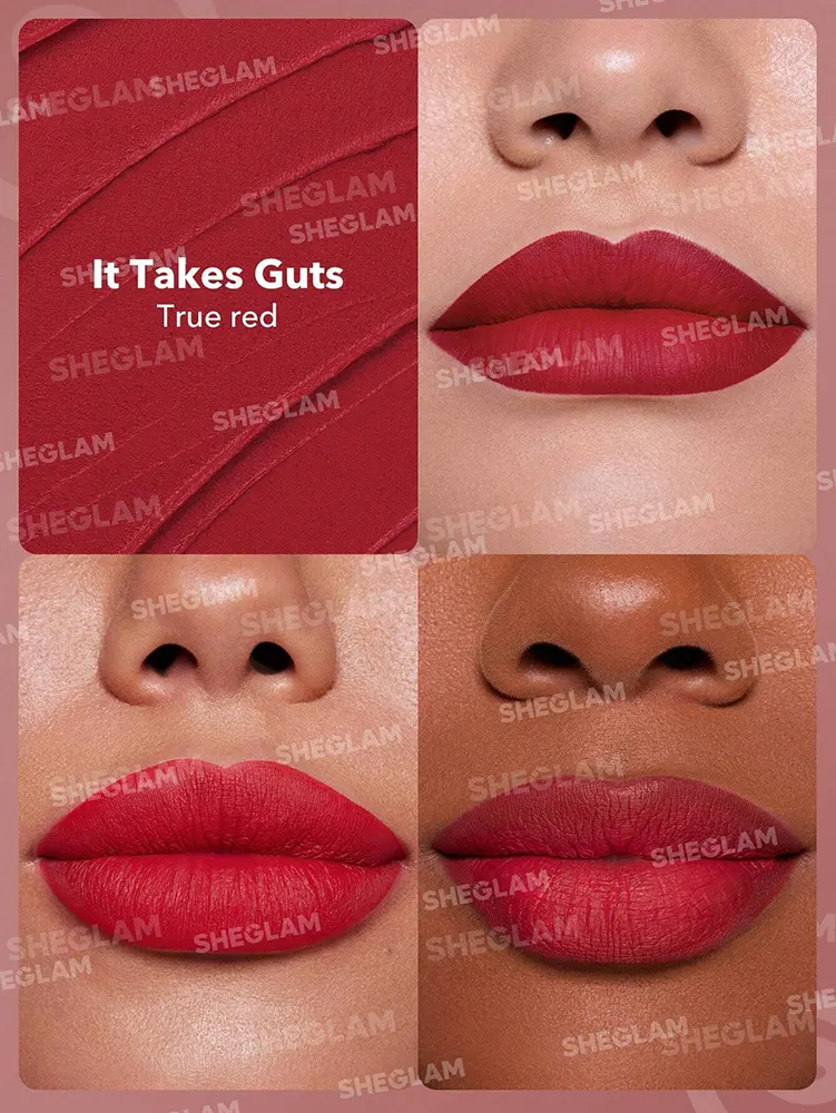 احمر شفاه شيجلام دينامات بوم مات يدوم طويلا، ات تيكس جاتس