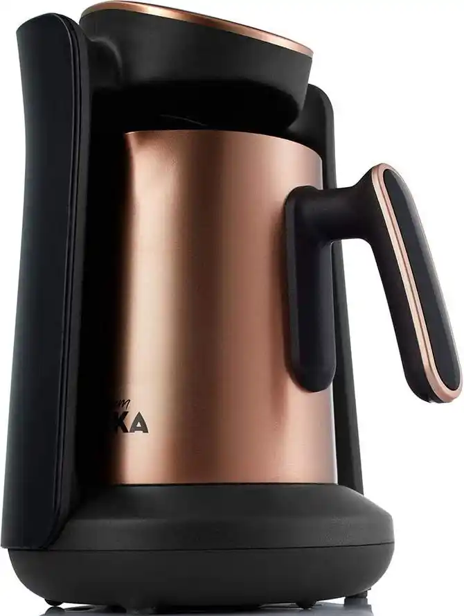 ماكينة تحضير القهوة التركي اوكا، 480 وات، أسود ونحاسي، OK-0010