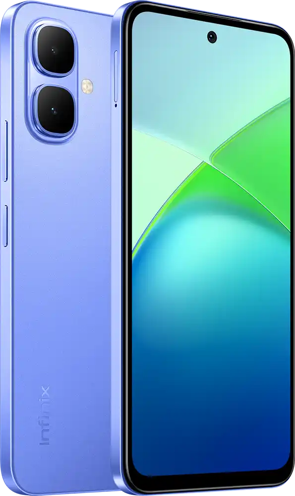 Infinix Smart 10 Dual SIM Mobile, 128GB Memory, 4GB RAM, 4G LTE, Iris Blue