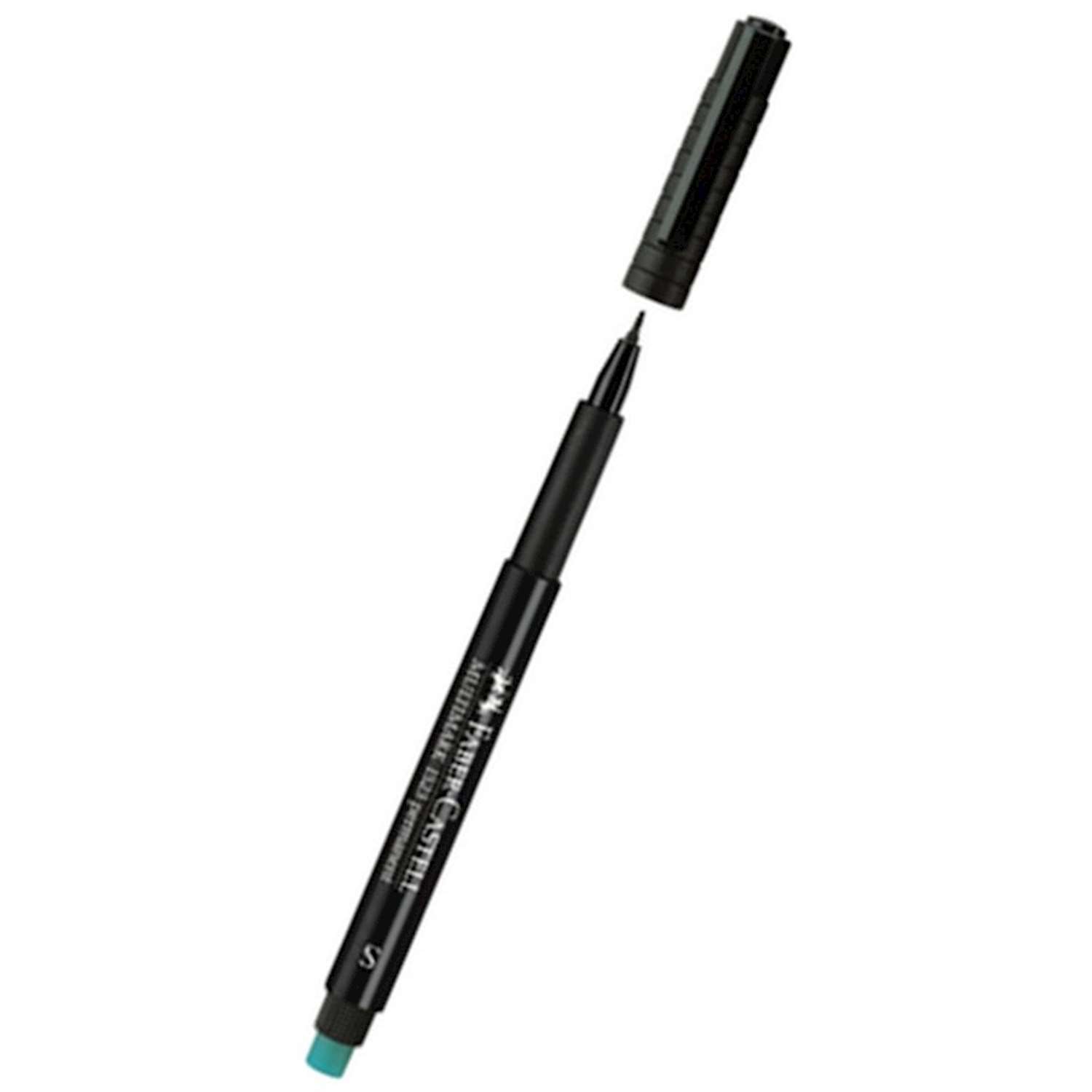 قلم ماركر ثابت مالتي مارك من فابر كاستل اسود M