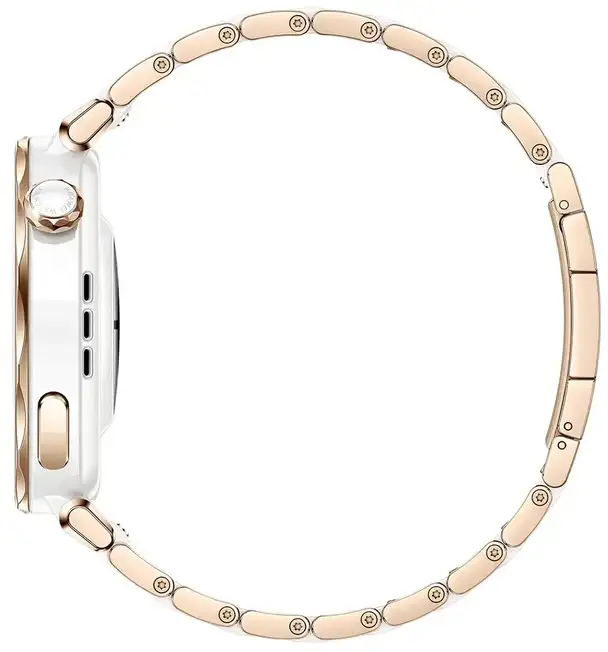 ساعة هواوي GT 5 PRO الذكية ، 42 ملم ، شاشة AMOLED ، بلوتوث ، مقاومة للماء ، سوار سيراميك أبيض ، JNA-B29