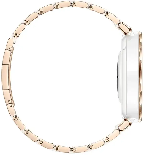 ساعة هواوي GT 5 PRO الذكية ، 42 ملم ، شاشة AMOLED ، بلوتوث ، مقاومة للماء ، سوار سيراميك أبيض ، JNA-B29