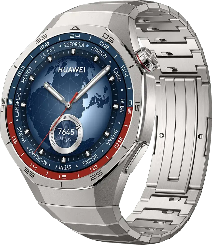 ساعة هواوي GT 5 برو، 46 ملم، شاشة AMOLED، بلوتوث، مقاومة للمياة، سوارمن التيتانيوم، VLI-B29