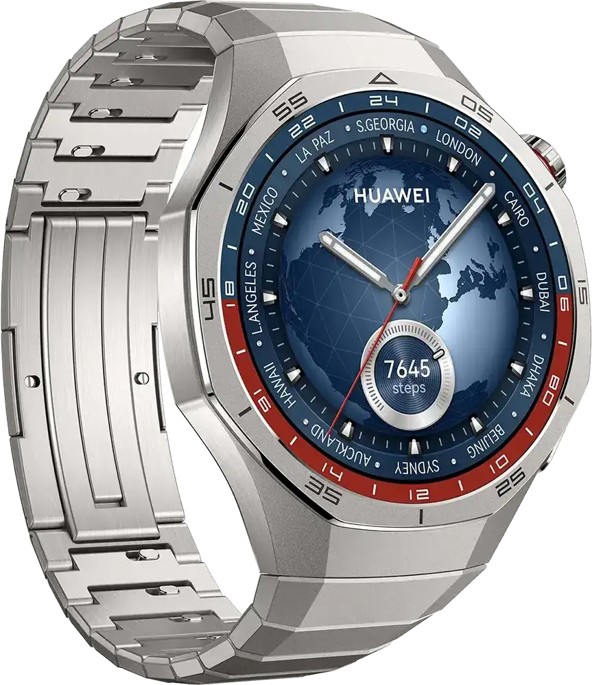 ساعة هواوي GT 5 برو، 46 ملم، شاشة AMOLED، بلوتوث، مقاومة للمياة، سوارمن التيتانيوم، VLI-B29