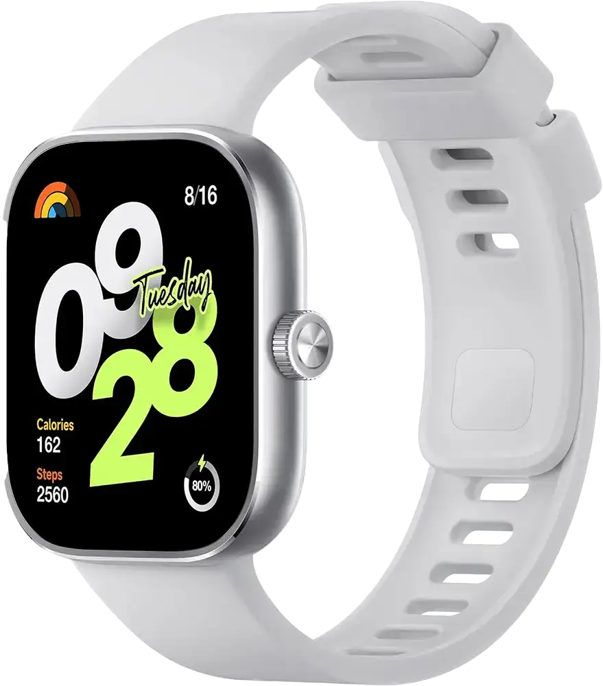 ساعة ريدمي واتش 4 الذكية، شاشة أموليد 1.97 بوصة، مقاومة للماء، نظام gnss مدمج، بطارية 20 يوم، رمادي فضي، M2315W1