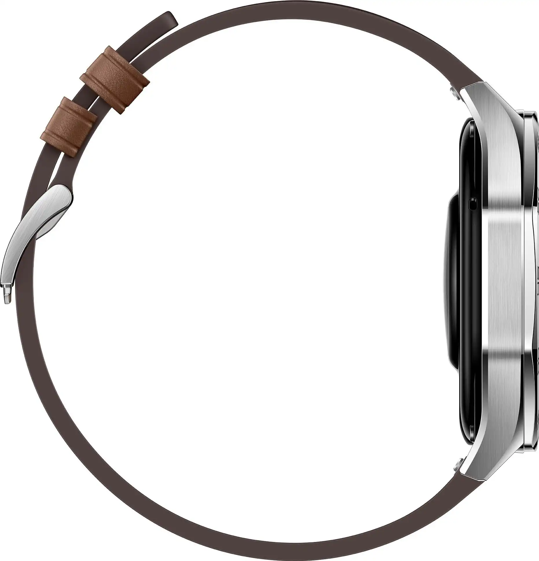 ساعة هواوي GT 5 الذكية ، مقاس 46 مم ، شاشة AMOLED ، بلوتوث، مقاومة للماء ، سوار جلدي مركب بني ، VLI-B19