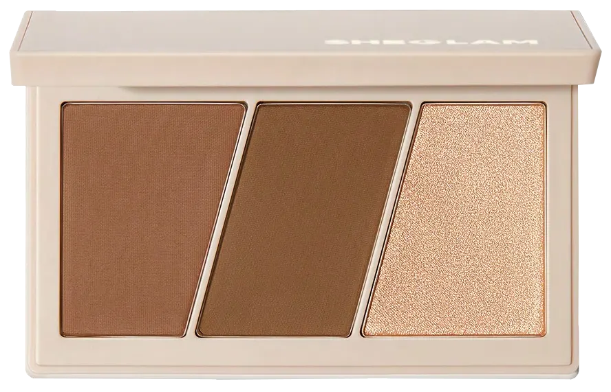 باليت الوجه هايلايتر وبرونزر وكونتور شيجلام تريو هيرو، كاميل