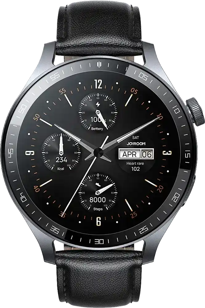 ساعة سمارت جوي روم كلاسيك ، شاشة HD ، مقاس 1.46 بوصة ، بطارية 350 مللي أمبير ، مقاومة للماء ،رمادي ، JR-FC2 PRO