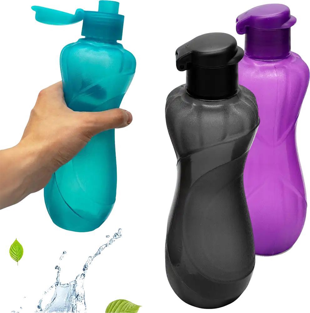 زجاجة مياه رياضية من تيتيز، بلاستيك، 750 مللي، ألوان متعددة