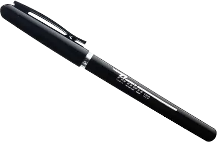 قلم حبر جاف برافو100، اسود