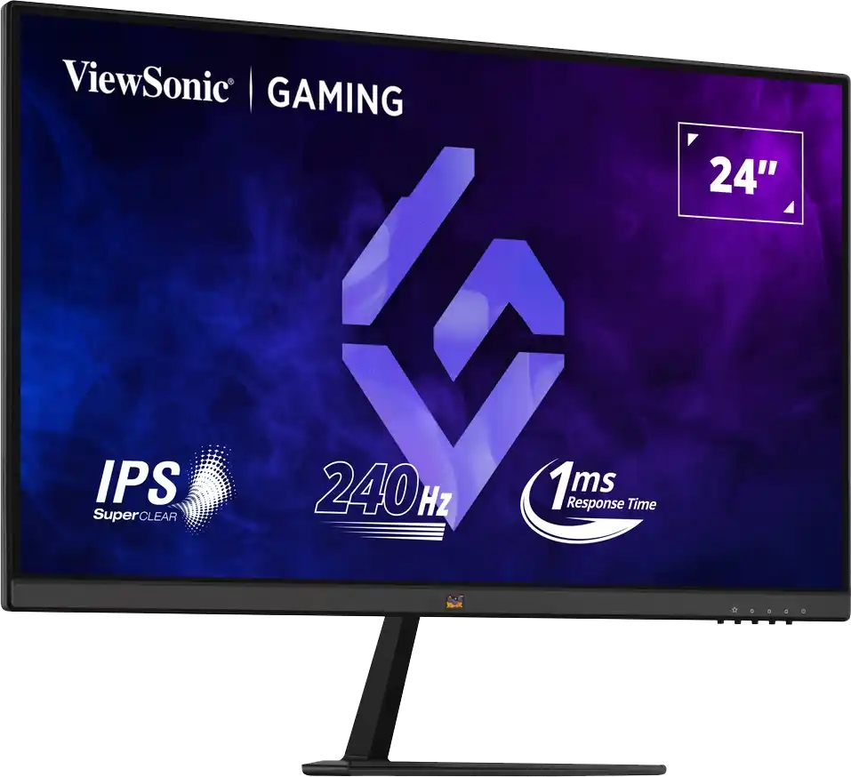 شاشة ألعاب فيوسونيك، 24 بوصة، دقة FHD، معدل تحديث 240 هرتز، مدخل HDMI،  خاصية AMD FreeSync، لوحة IPS فائقة الوضوح، أسود، VX2479A-HD-PRO
