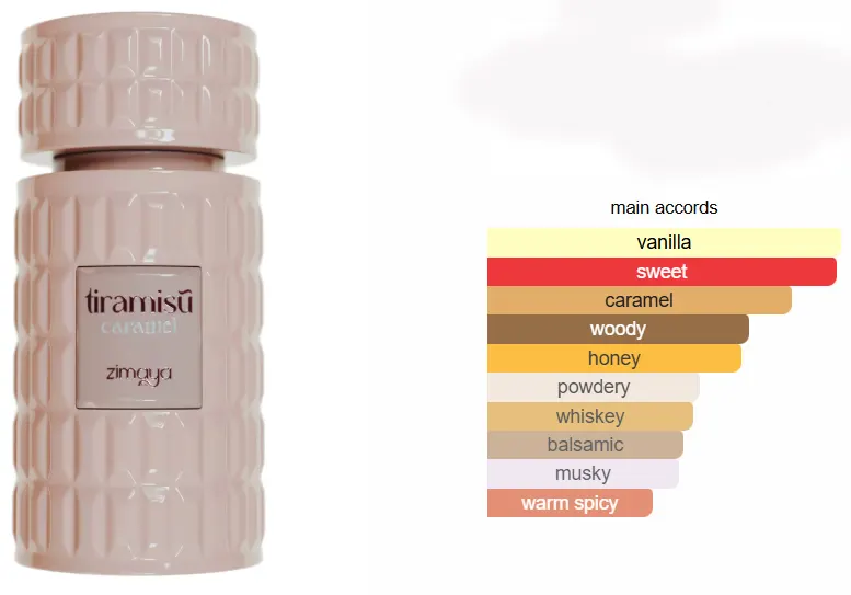 عطر تيراميسو كراميل من زيمايا للجنسين او دى برفان، 100 مل