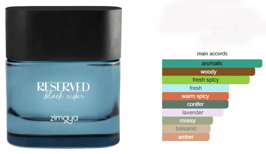 عطر ريزيرفد بلاك سيدار من زيمايا للجنسين او دي برفان، 100 مل