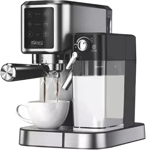 ماكينة صنع القهوة دي اس بي، 1350 وات، 20 بار، 1 لتر، أسود، KA 3104
