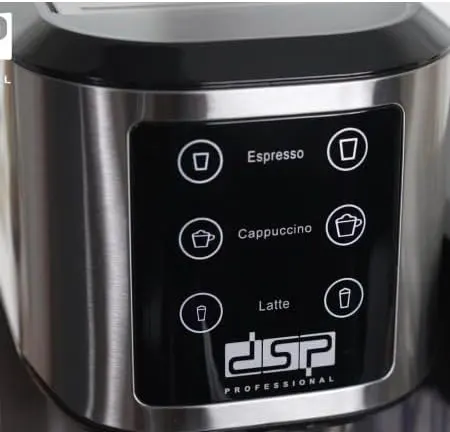 ماكينة صنع القهوة دي اس بي، 1350 وات، 20 بار، 1 لتر، أسود، KA 3104