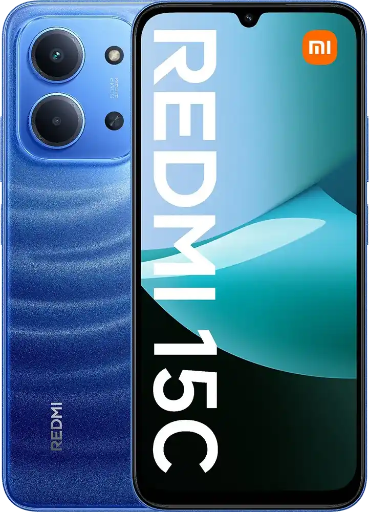 موبايل ريدمي 15C، ثنائي الشريحة، ذاكرة داخلية 256 جيجابايت، رامات 8 جيجابايت، شبكة الجيل الرابع إل تي إي، أزرق