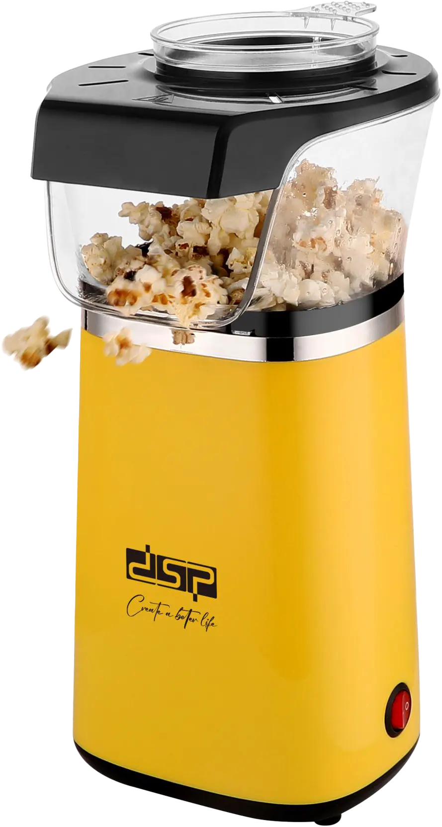 DSP Popcorn Maker, 1300W, 120g Capacity, Indicator Light, Yellow, KA 2032