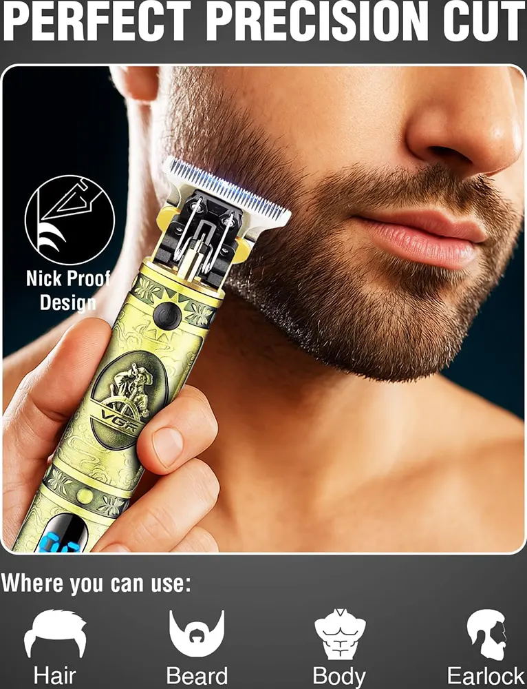 ماكينة حلاقة كهربائية للرجال في جي ار، استخدام جاف، ألوان متعددة، V-228