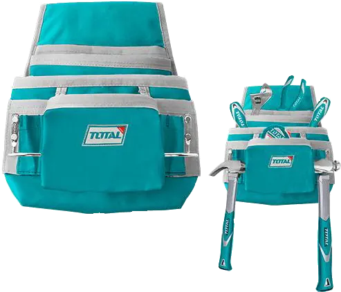 حزام عدة وسط من توتال تولز ، بدون حزام ، 10 جيوب، ازرق ، THT16P1011