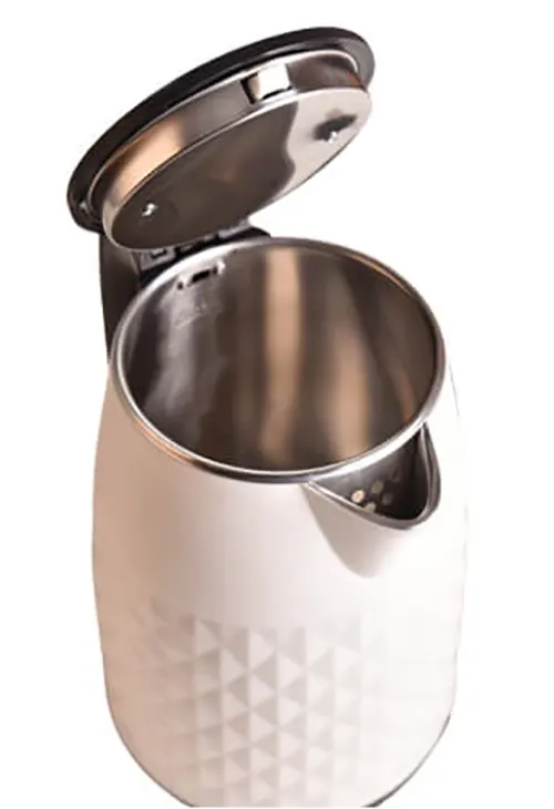 غلاية كهربائية دي اس بي ، 1500 وات ، 2.5 لتر، استانلس ، ابيض ، KK1142