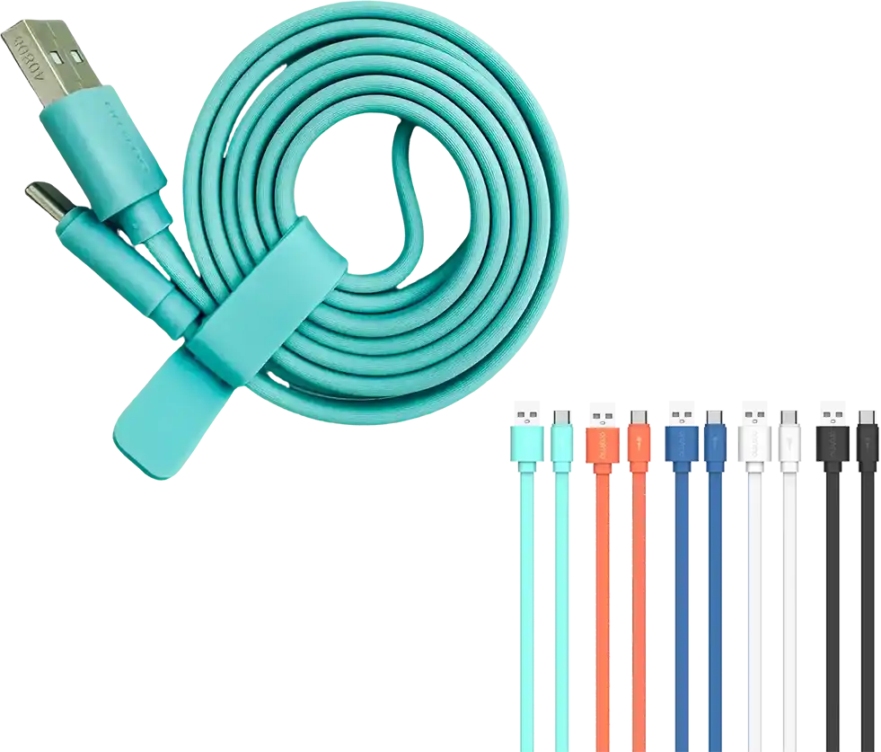 كابل أورايمو كاندي، 1 متر، 2.1 أمبير من النوع سي، متعدد الألوان، OCD-C22P