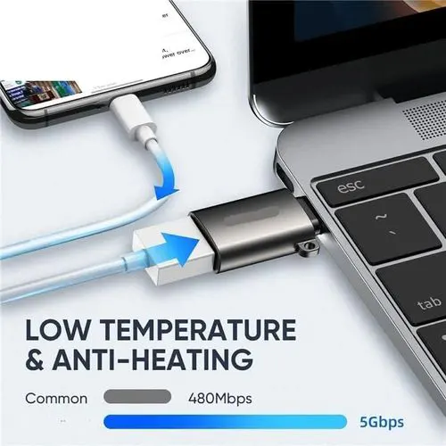 محول او تي جي  جوي روم ، من LIGHTNING  إلى USB ، اسود S-H156