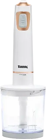 هاند بلندر تانك متعدد الوظائف، 600 وات، نظام تحكم 5 سرعات + تربو، ملحقات كاملة، أبيض x ذهبي وردي، CM-6003-1 31-004-0001