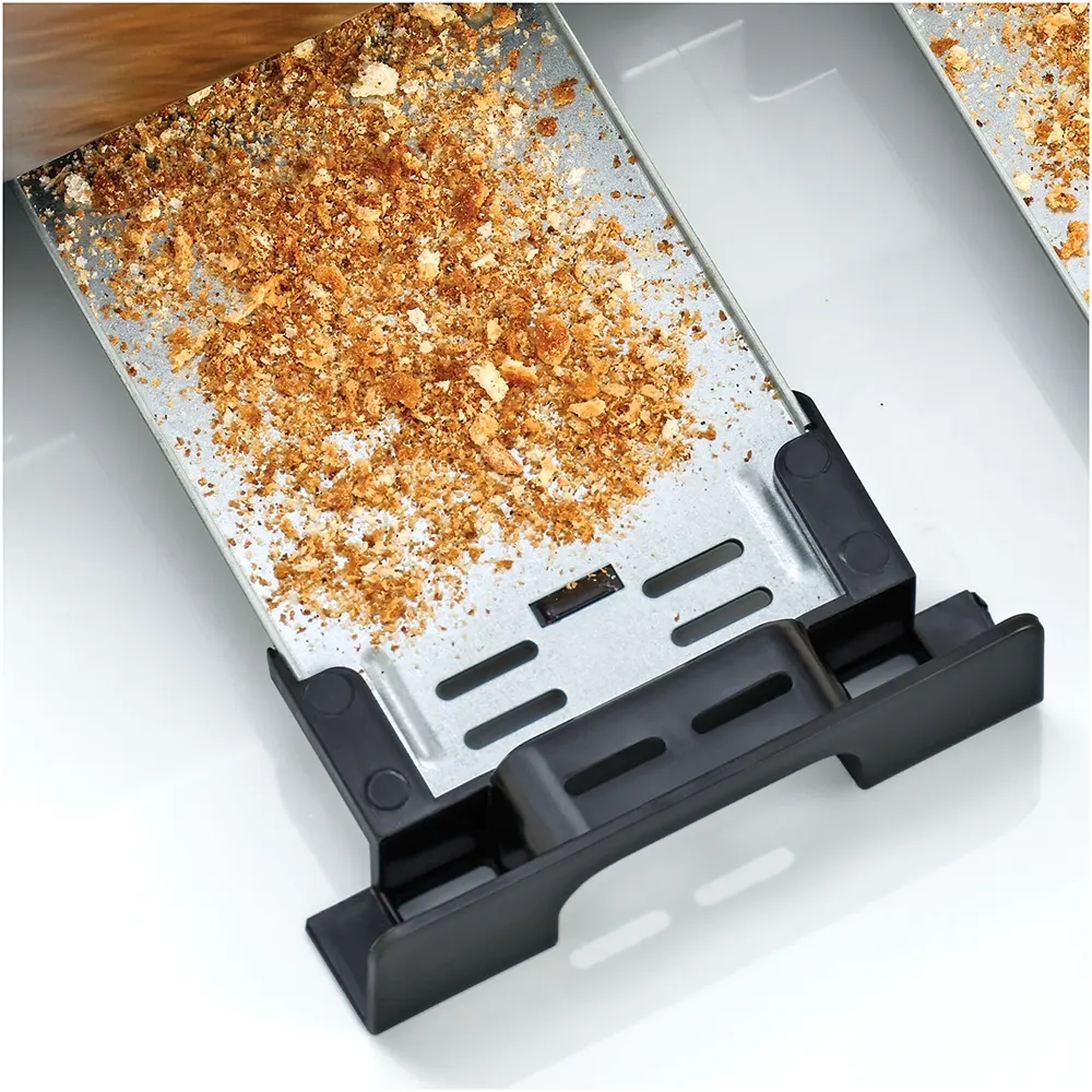 توستر  بلاك & ديكر ، 1050 وات ، شريحتين ، استانلس ستيل ، سيلفر ،  ET244  ، ( بضمان انسيا )(ضمان الوكيل)