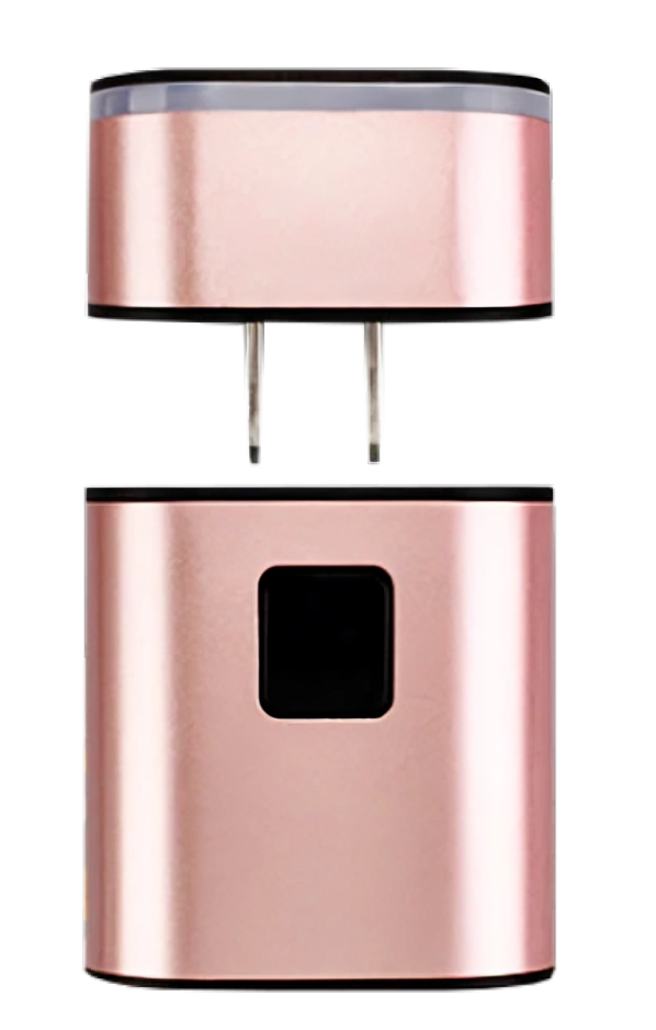 شاحن  جوى روم  الذكي متعدد الوظائف ، 3.2 امبير ،  منفذين للشحن ، جولدن روز ،  L-T215