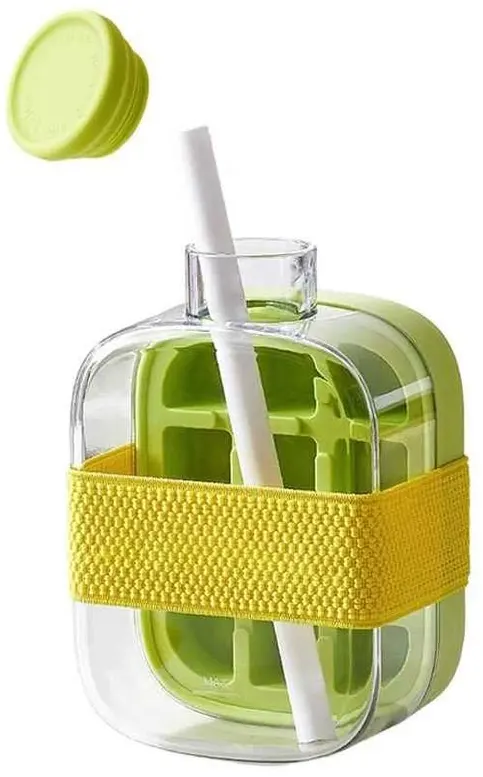 زجاجة مكعبات الثلج  مع شاليمو ، الوان متعددة ، 065