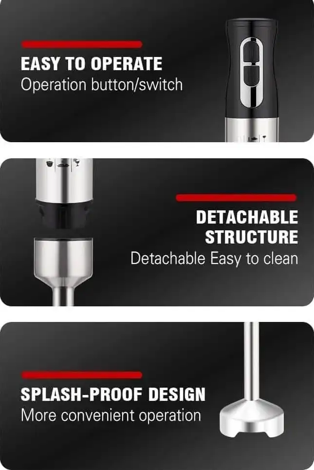 هاند بليندر سوكاني ، 800 وات ، استانلس، اسود ،SK-1727-2N