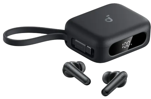 سماعات اذن  انكر ساوندكور P41i ، بلوتوث 5.3 ، خاصية ANC ، مقاومة للماء ، اسود ، A3937H11