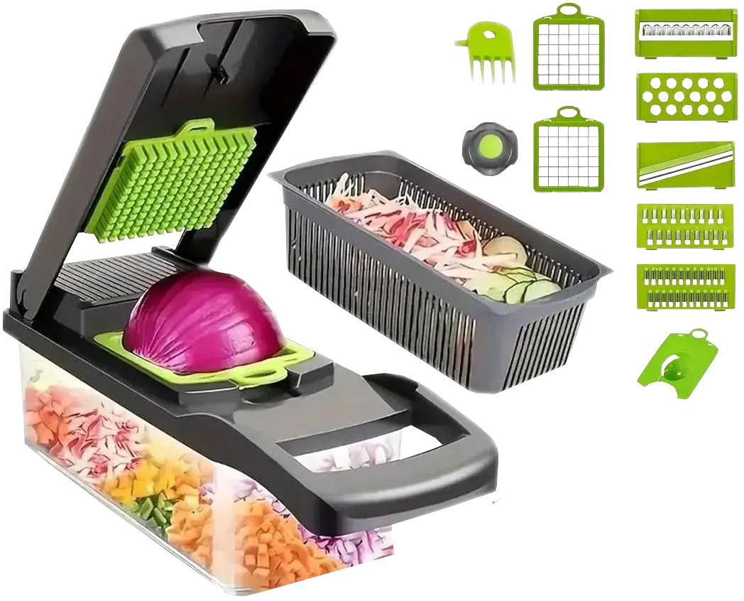 قطاعة خضروات 16 قطعة ،  48-3